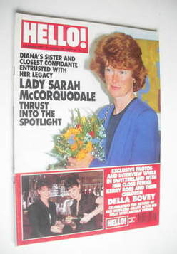 Hello! magazine - Lady Sarah McCorquodale cover (18 April 1998 - Issue 505)