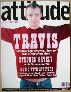 Attitude magazine - Fran Healy cover (June 2000 - Issue 74)