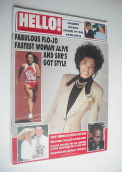 <!--1988-10-08-->Hello! magazine - Florence Griffith Joyner cover (8 Octobe
