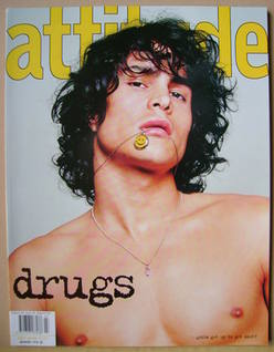 Attitude magazine - Drugs cover (July 2002 - Issue 99)