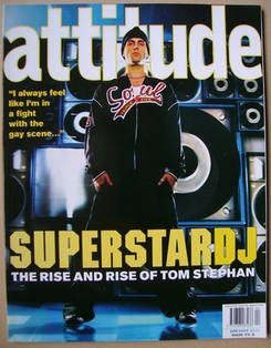 Attitude magazine - Tom Stephan cover (April 2002 - Issue 96)