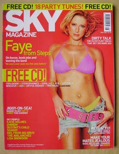 <!--2001-05-->Sky magazine - Faye Tozer cover (May 2001)