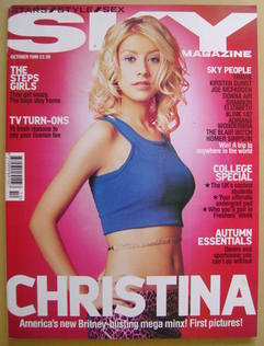<!--1999-10-->Sky magazine - Christina Aguilera cover (October 1999)