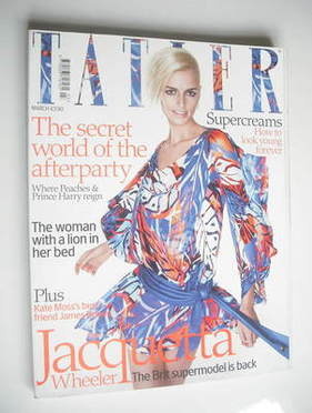 Tatler magazine - March 2009 - Jacquetta Wheeler cover