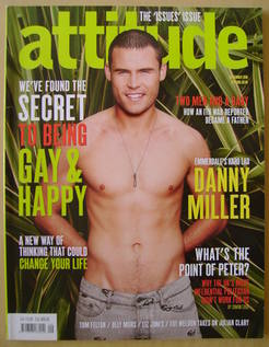 Attitude magazine - Danny Miller cover (September 2010 - Issue 196)