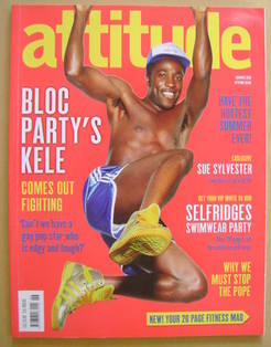 Attitude magazine - Kele Okereke cover (Summer 2010 - Issue 192)