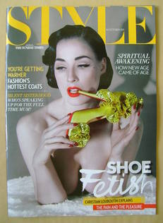 Style magazine - Dita Von Teese cover (16 October 2011)