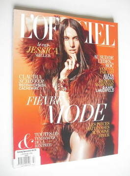 <!--2011-08-->L'Officiel Paris magazine (August 2011 - Jessica Miller cover