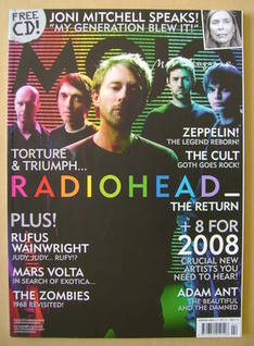 MOJO magazine - Radiohead cover (February 2008 - Issue 171)