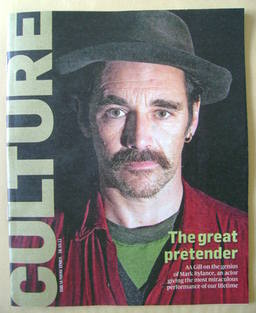 <!--2011-10-16-->Culture magazine - Mark Rylance cover (16 October 2011)