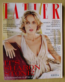 Tatler magazine - February 2010 - Sharon Stone cover