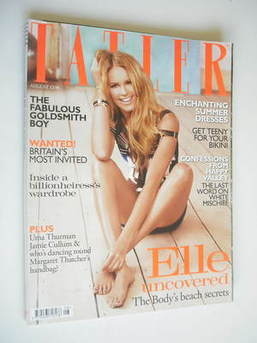 Tatler magazine - August 2010 - Elle Macpherson cover