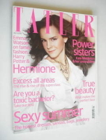 <!--2007-07-->Tatler magazine - July 2007 - Emma Watson cover