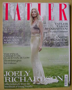 <!--2010-01-->Tatler magazine - January 2010 - Joely Richardson cover
