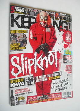 Kerrang magazine - Slipknot cover (15 October 2011 - Issue 1385)