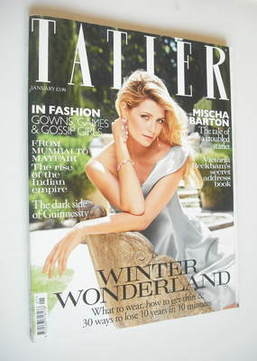 <!--2011-01-->Tatler magazine - January 2011 - Mischa Barton cover