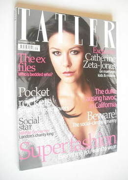 Tatler magazine - September 2007 - Catherine Zeta Jones cover