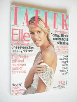 Tatler magazine - April 2007 - Elle Macpherson cover