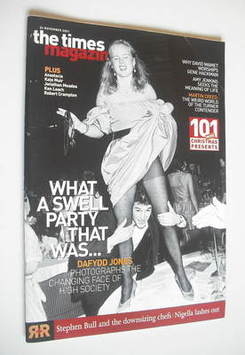 <!--2001-11-24-->The Times magazine - What A Swell Party That Was... cover 