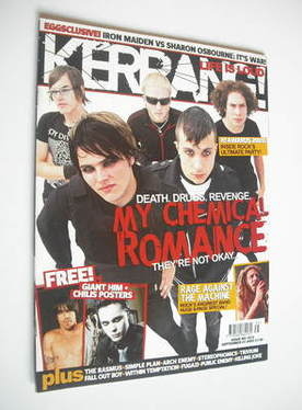 Kerrang magazine - My Chemical Romance cover (3 September 2005 - Issue 1072)