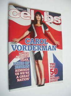 Celebs magazine - Carol Vorderman cover (2 October 2011)