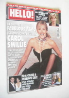 <!--2001-12-18-->Hello! magazine - Carol Smillie cover (18 December 2001 - Issue 693)