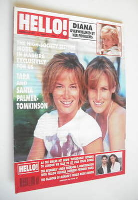 Hello! magazine - Tara Palmer-Tomkinson and sister cover (18 May 1996 - Issue 407)