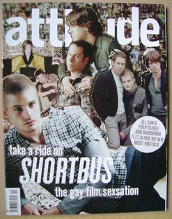 Attitude magazine - Shortbus cover (December 2006 - Issue 152)