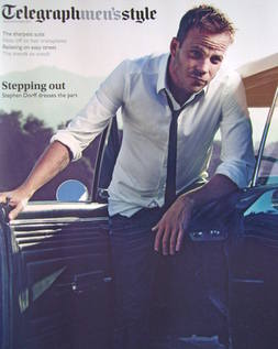 Telegraph Style magazine - Stephen Dorff cover (Autumn/Winter 2011)