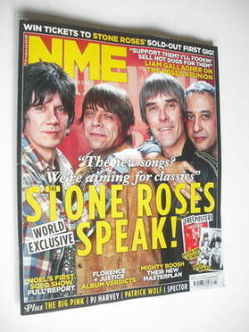 NME magazine - The Stone Roses cover (29 October 2011)