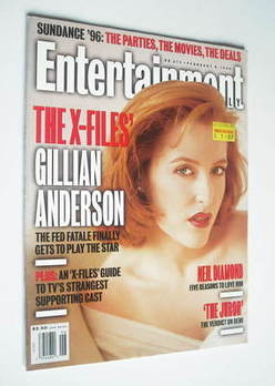 <!--1996-02-09-->Entertainment Weekly magazine - Gillian Anderson cover (9 