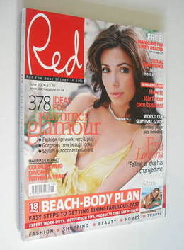 <!--2006-06-->Red magazine - June 2006 - Eva Longoria cover