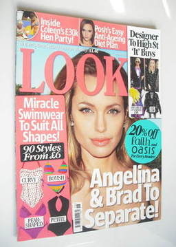 <!--2008-05-05-->Look magazine - 5 May 2008 - Angelina Jolie cover
