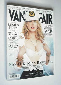 Vanity Fair magazine - Nicole Kidman cover (October 2007)