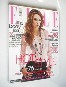 British Elle magazine - June 2007 - Keira Knightley cover
