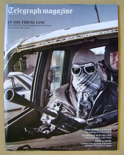 <!--2011-10-22-->Telegraph magazine - In The Firing Line cover (22 October 
