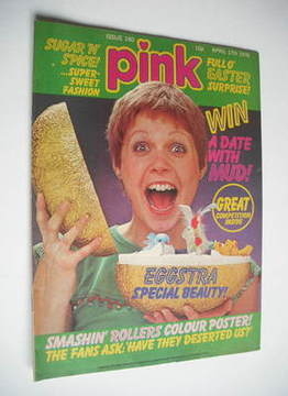 Pink magazine - 17 April 1976 - Julie Peasgood cover