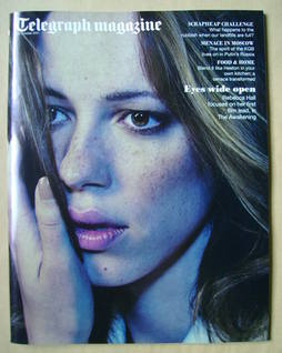 <!--2011-10-29-->Telegraph magazine - Rebecca Hall cover (29 October 2011)