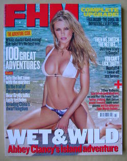 FHM magazine - Abbey Clancy cover (March 2010)