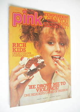 Pink magazine - 8 April 1978 - Leslie Ash cover