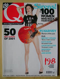 <!--2001-12-->Q magazine - PJ Harvey cover (December 2001)