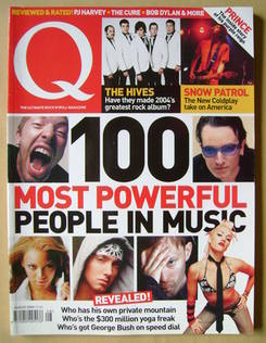 Q magazine - 100 Most Powerful People In Music cover (August 2004)