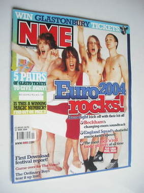 NME magazine - Razorlight cover (12 June 2004)
