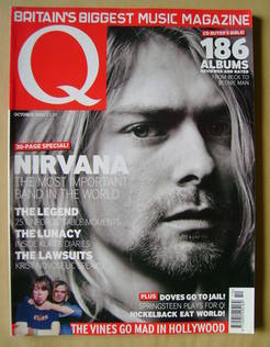 Q magazine - Kurt Cobain cover (October 2002)