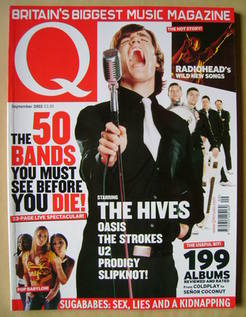<!--2002-09-->Q magazine - The Hives cover (September 2002)