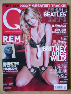 <!--2003-12-->Q magazine - Britney Spears cover (December 2003)