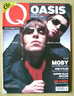 Q magazine - Liam Gallagher and Noel Gallagher cover (May 2002)