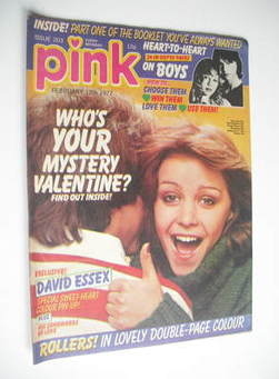 Pink magazine - 12 February 1977 - Leslie Ash cover