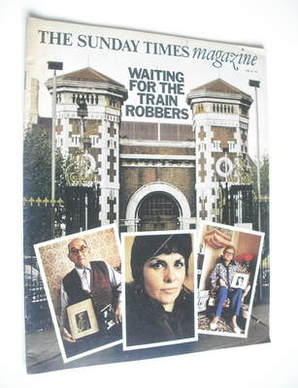 The Sunday Times magazine - Waiting For The Train Robbers cover (30 June 1974)