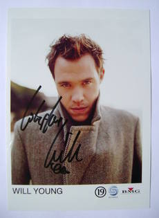 Will Young autograph
